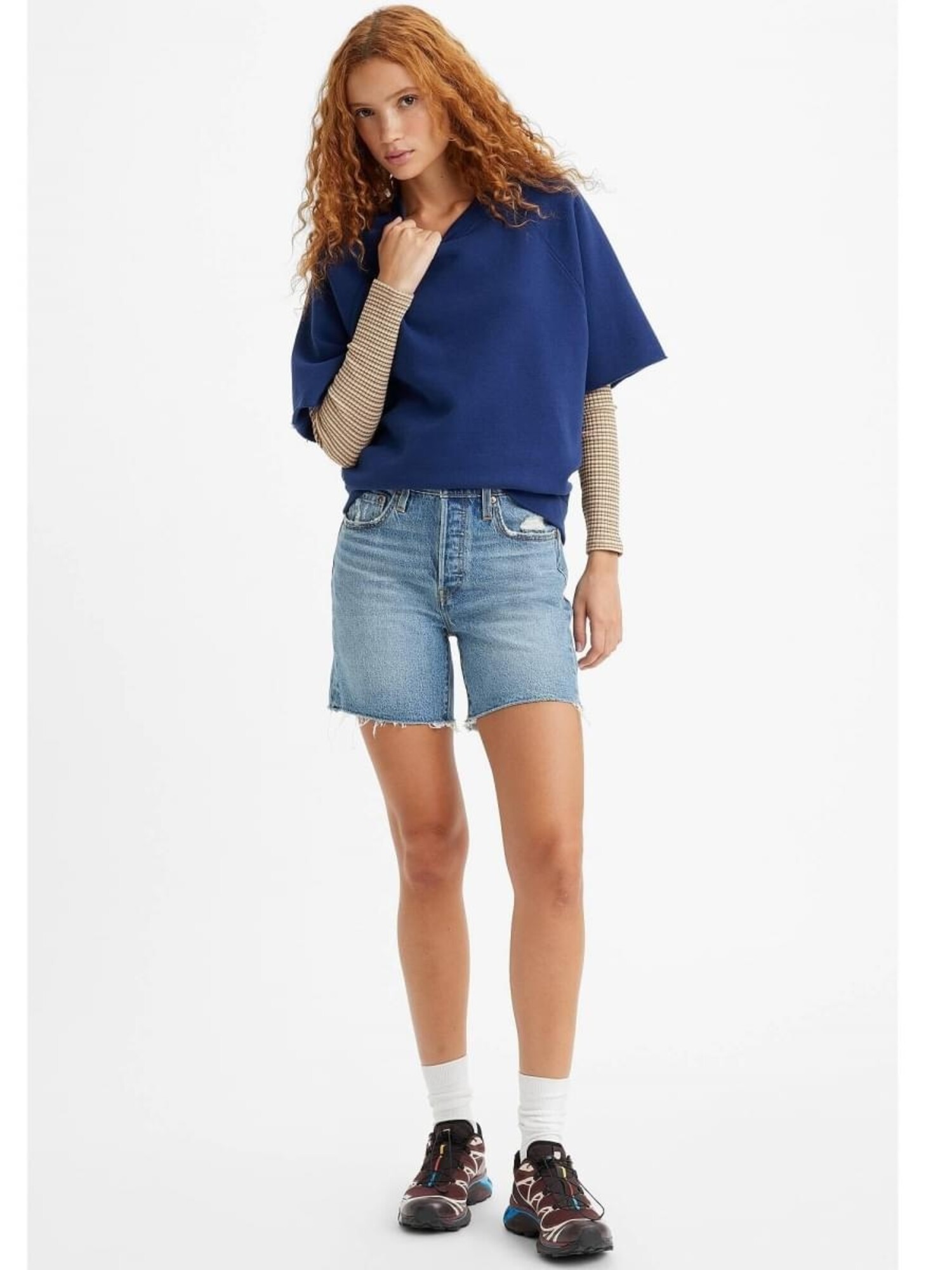 Levi's boyfriend shorts sale