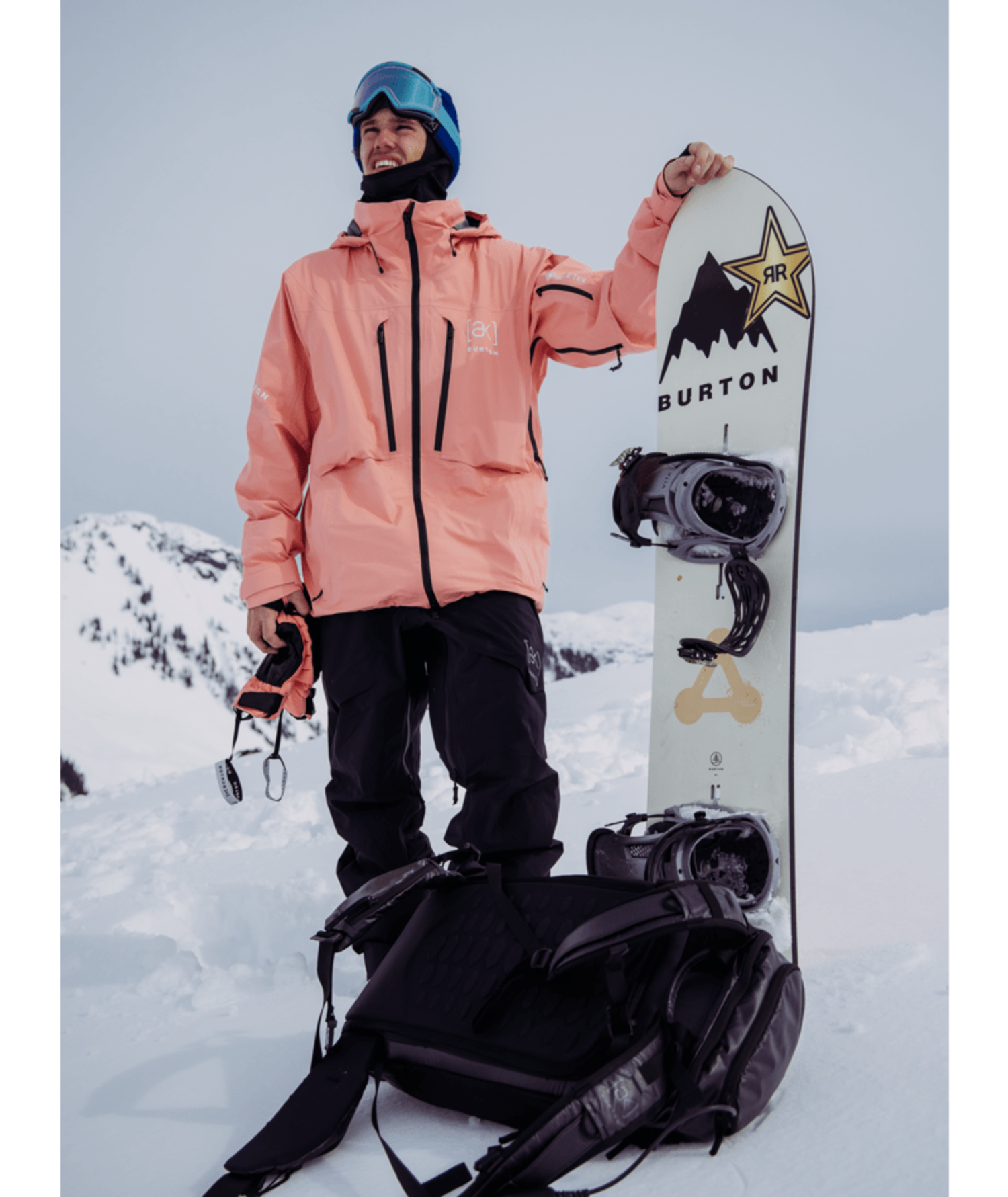 Burton Men's [ak] Hover GORE‑TEX 3L Stretch Jacket | Reef Pink