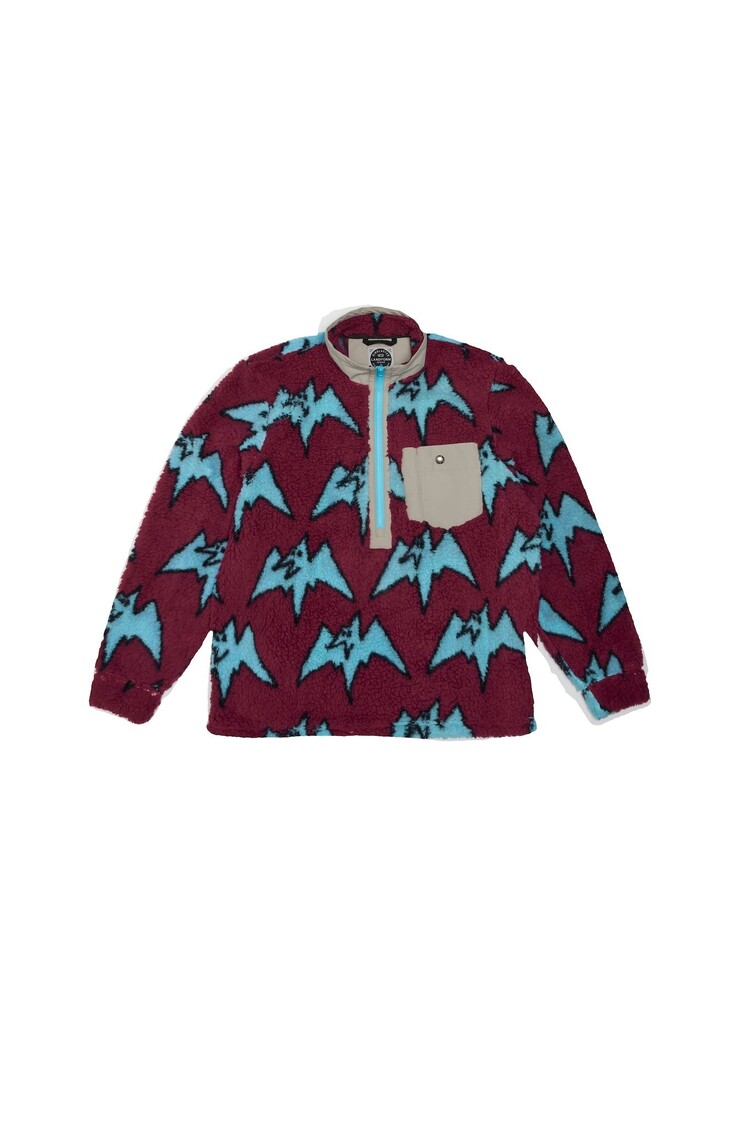 Airblaster Airblaster Sherpa Half Zip | Plum Big Terry