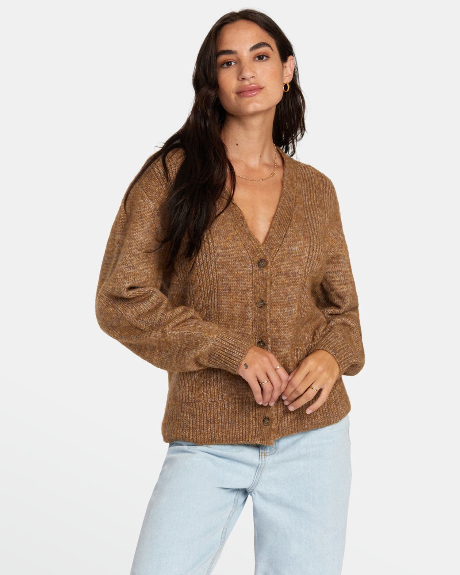 Sweetheart Cardigan | Bronze - The Choice Shop