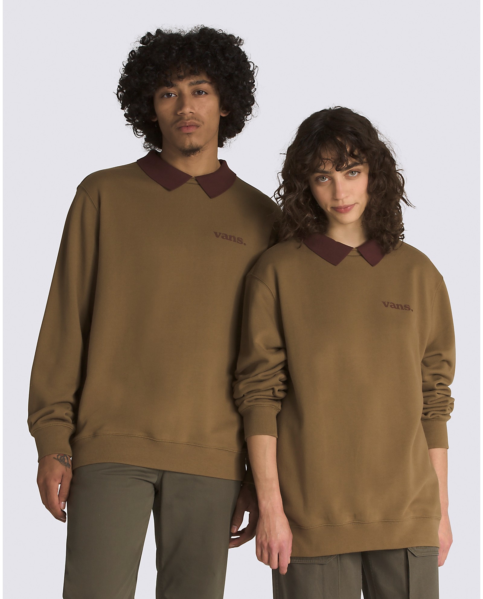 Crew neck 2025 with collar