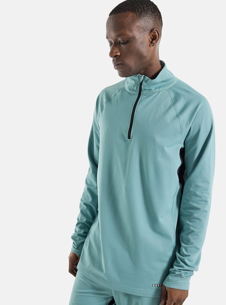 Burton Burton Burton Heavyweight X Base Layer Quarter-Zip | Rock Lichen