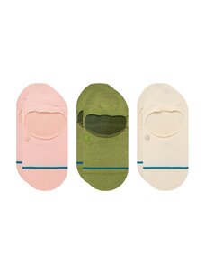 Stance Stance Women's Rock Solid No Show Socks 3 Pack | Pink