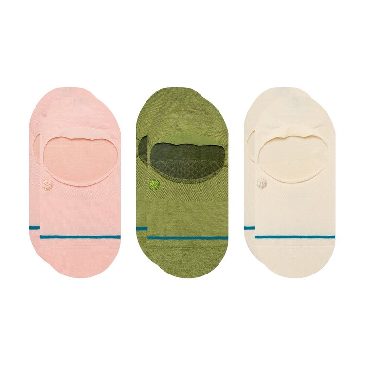 Stance Stance Women's Rock Solid No Show Socks 3 Pack | Pink
