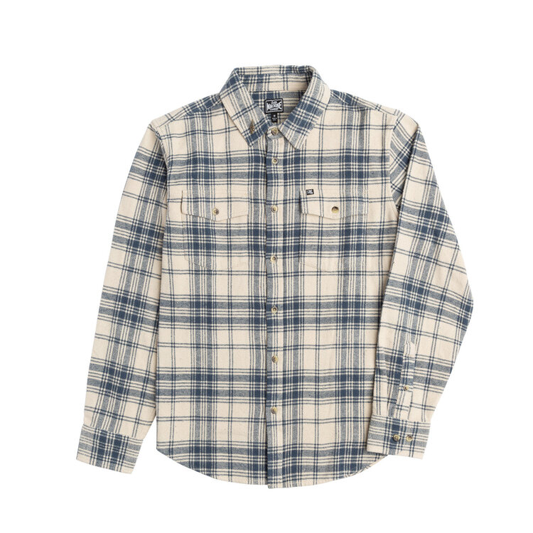 Loser Machine Loser Machine Geary Woven Shirt | White/Navy