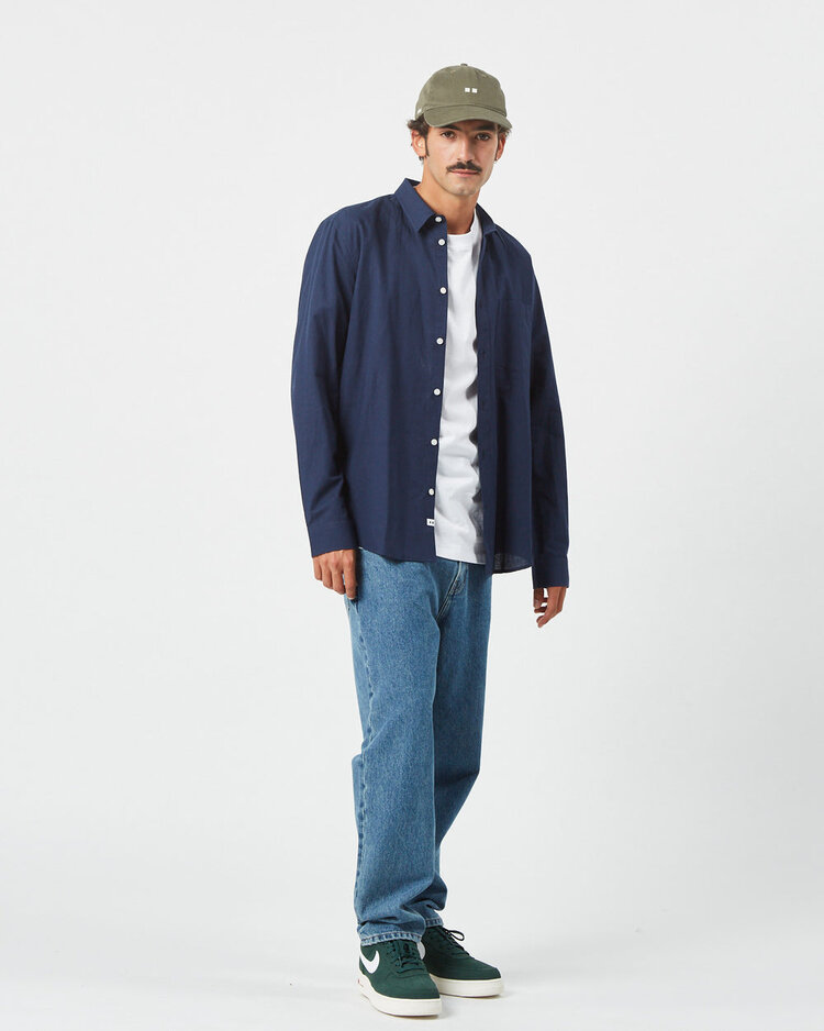 Minimum Minimum Jack 9802 Long Sleeved Shirt | Navy Blazer