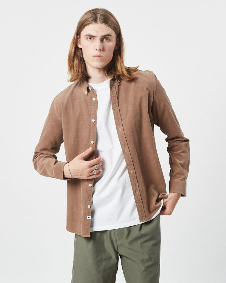 Minimum Minimum Walther 2.0 9240 Long Sleeved Shirt | Greige