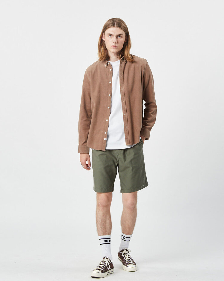 Minimum Minimum Walther 2.0 9240 Long Sleeved Shirt | Greige