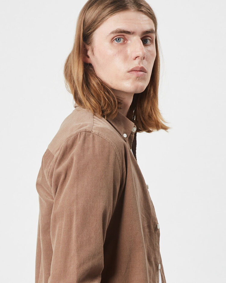 Minimum Minimum Walther 2.0 9240 Long Sleeved Shirt | Greige