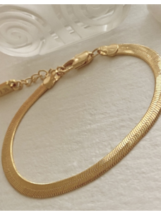 Pika & Bear Pika & Bear Nirah Snake Chain Bracelet | Gold