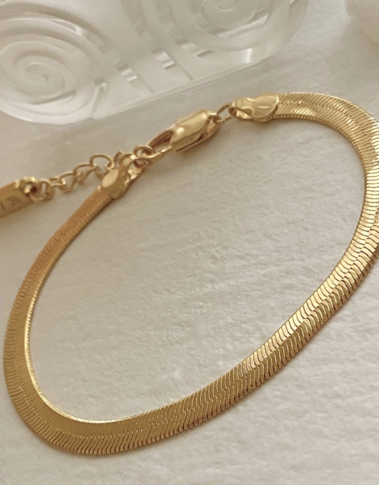 Pika & Bear Pika & Bear Nirah Snake Chain Bracelet | Gold