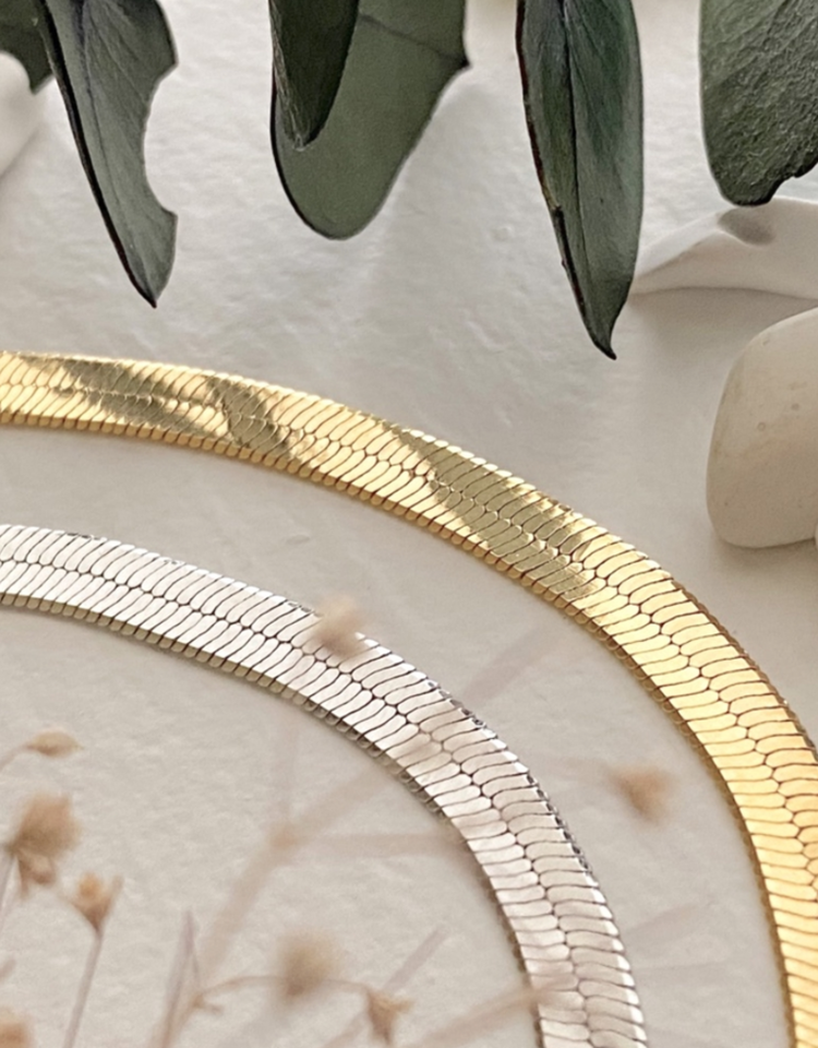 Pika & Bear Pika & Bear Nirah Snake Chain Bracelet | Gold