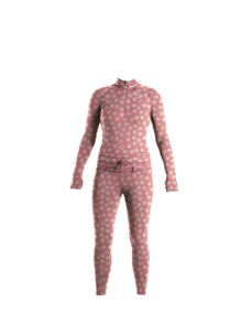 Airblaster Airblaster Women's Hoodless Ninja Suit  | Rose Quartz Daisy
