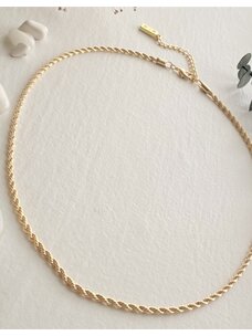 Pika & Bear Ocnus Rope Chain Necklace | Gold