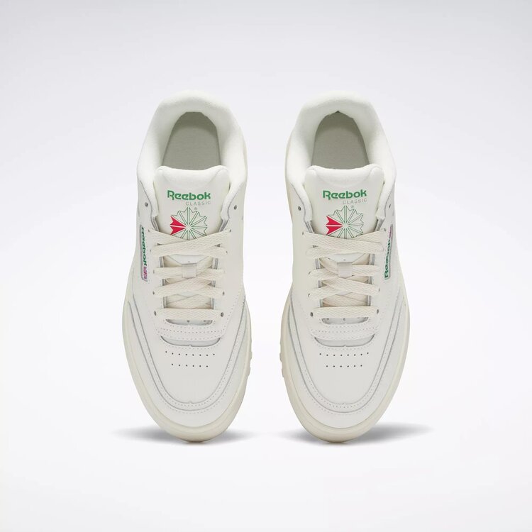 Reebok Women's Club C Extra | Chalk/Chalk/Glen Green