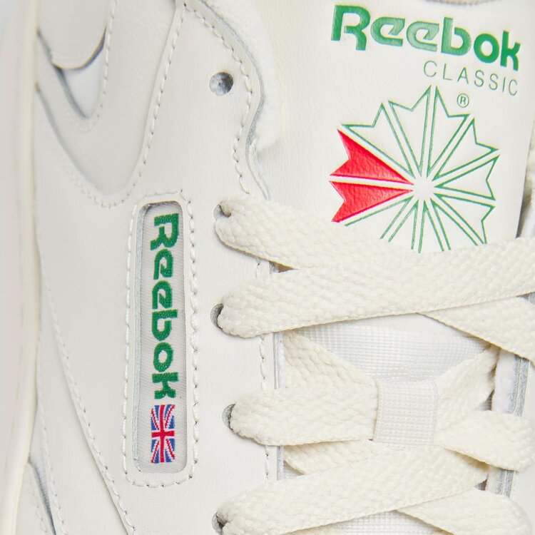 Reebok Women's Club C Extra | Chalk/Chalk/Glen Green