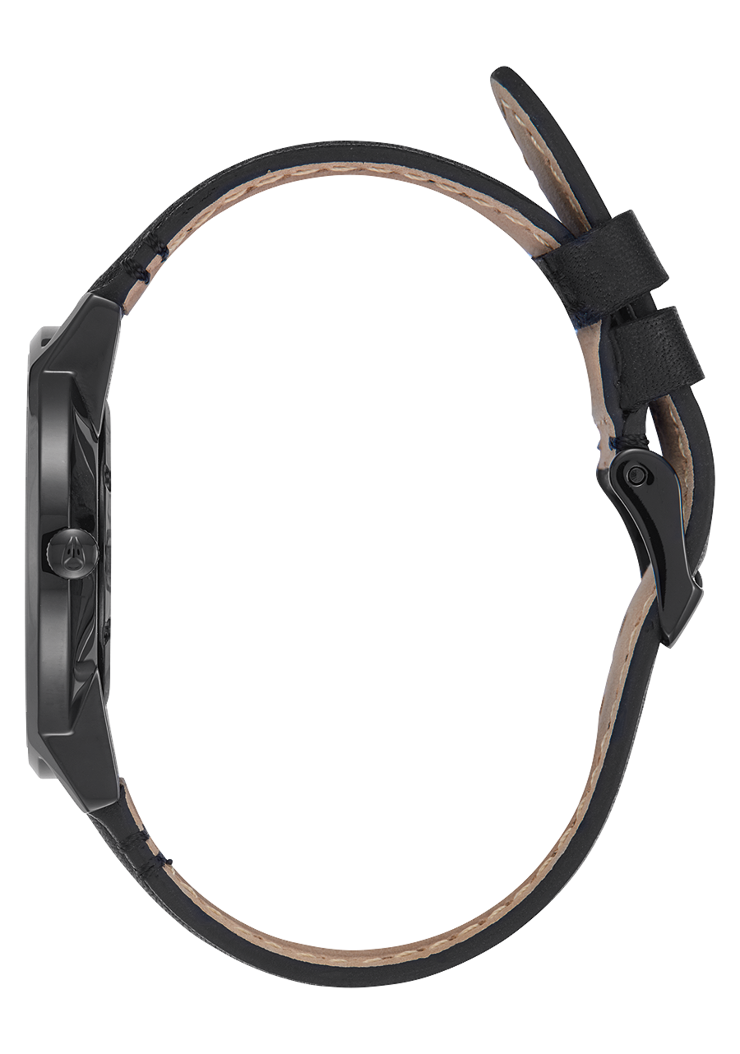 Nixon Porter Leather Watch All Black Gold Shop Now The Choice Shop