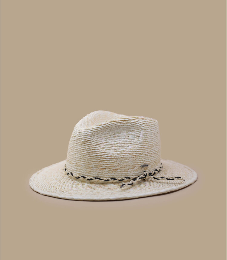 Brixton Messer Western Straw Fedora | Natural