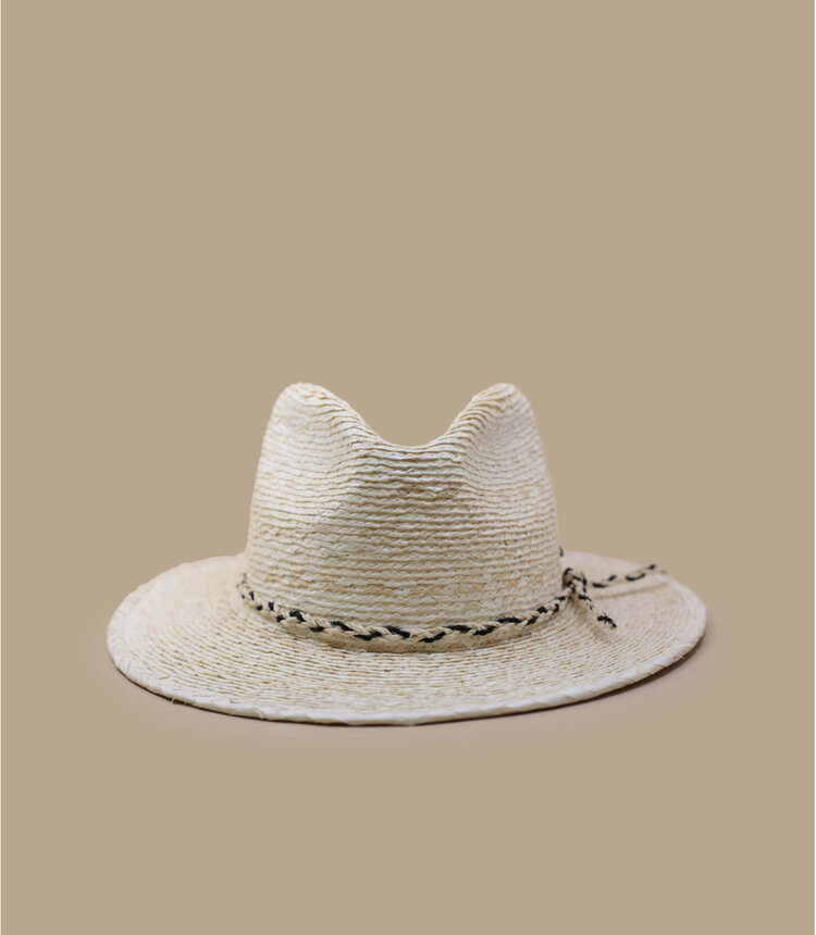 Brixton Messer Western Straw Fedora | Natural