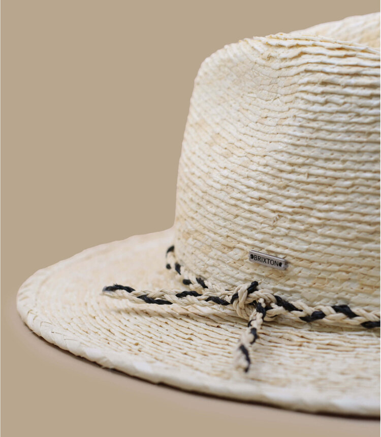 Brixton Messer Western Straw Fedora | Natural