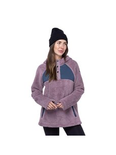 686 Technical Apparel 686 Hemlock Fleece Hoody | Dusty Orchid Sherpa Colorblock