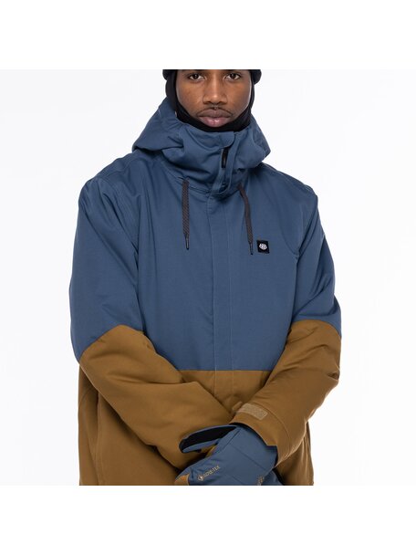 VSSSJ Men's Thick Fleece Jackets Oversized Fit 3D Digital Print Long Sleeve  Zip Up Hooded Coats with Pocket Casual Winter Thermal Plush Coat Dark Blue