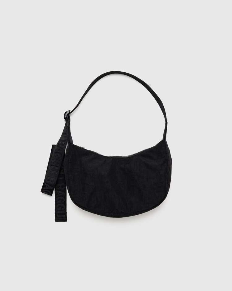 Baggu Baggu Small Nylon Crescent Bag | Black