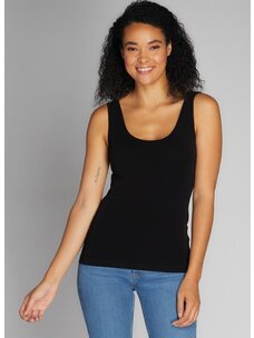 C'est Moi C'est Moi Bamboo Short Tank | Black