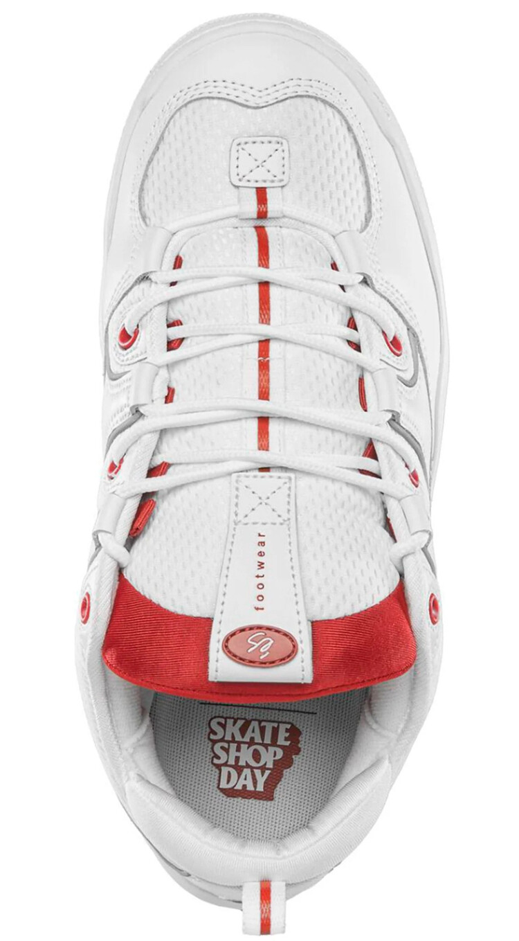 eS eS Two Nine 8 Skateboard Shoes | White/Red