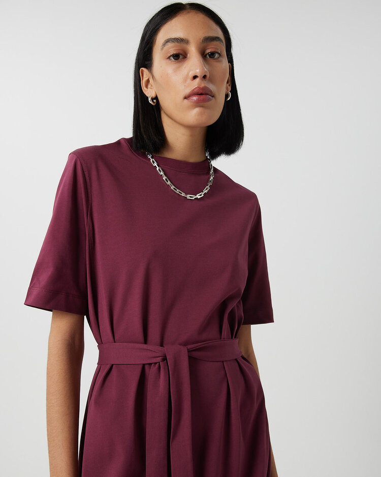 Minimum Minimum Lyina Midi Dress 9760 | Burgundy