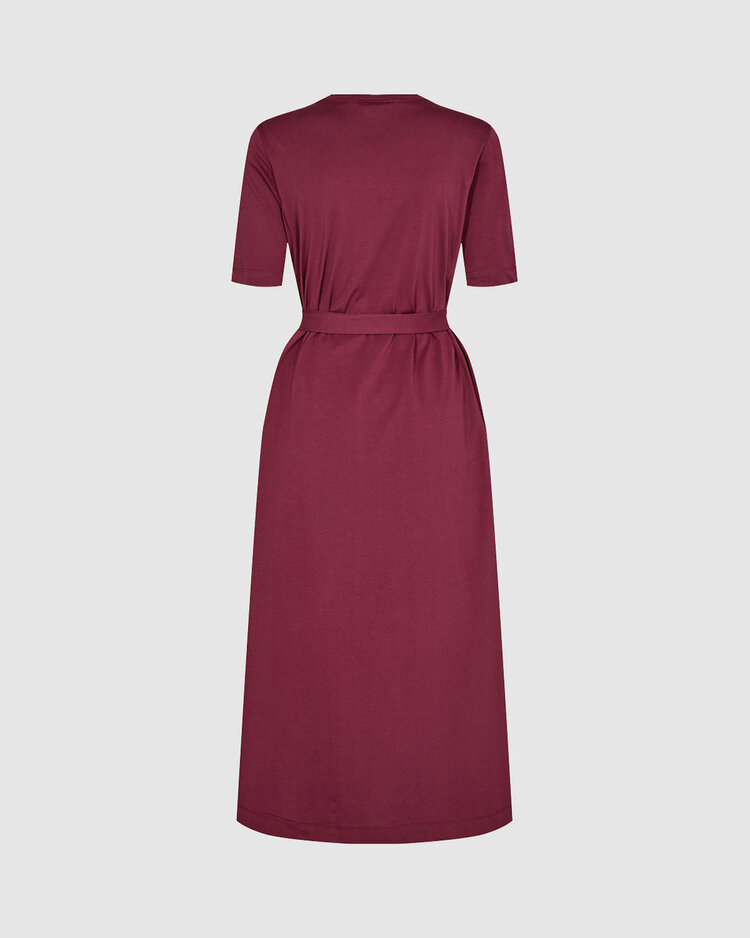 Minimum Minimum Lyina Midi Dress 9760 | Burgundy