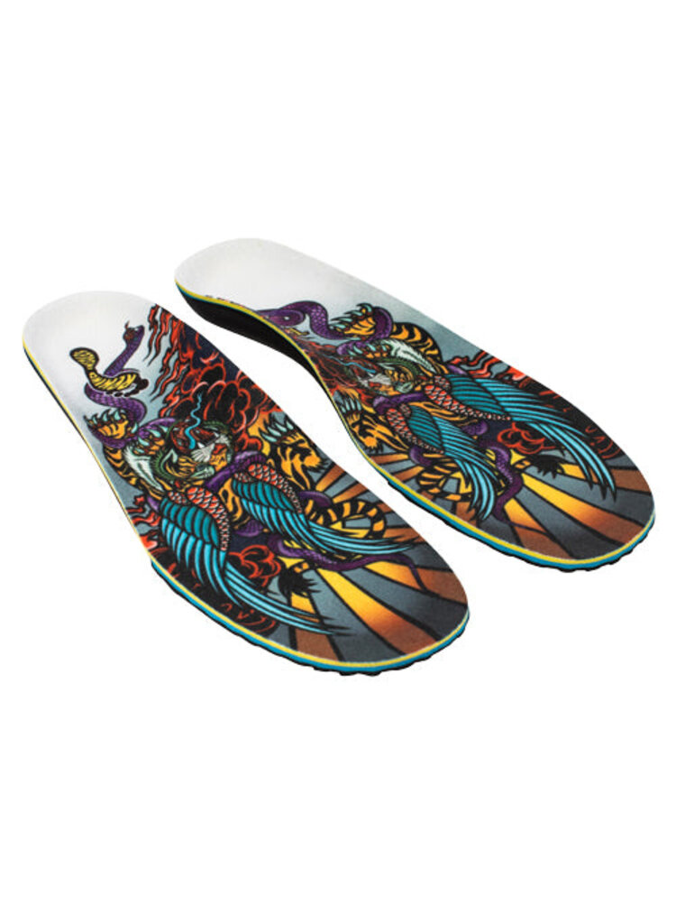 Remind Remind Medic Impact 6mm Mid-High Arch Insoles | Travis Rice Flying Tiger