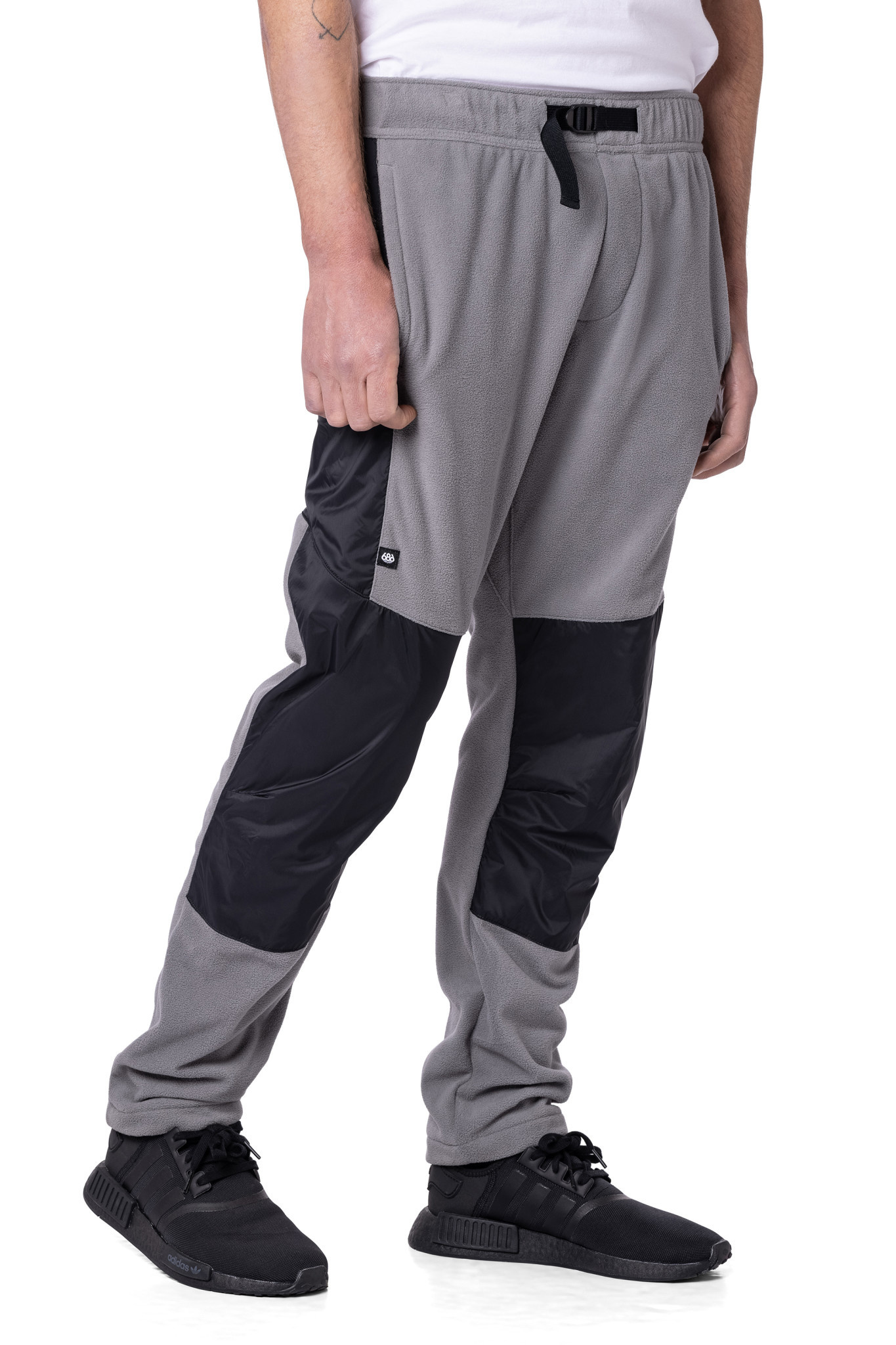 Mens Thermal Fleece Pant  Rhino Grey Colorblock - The Choice Shop