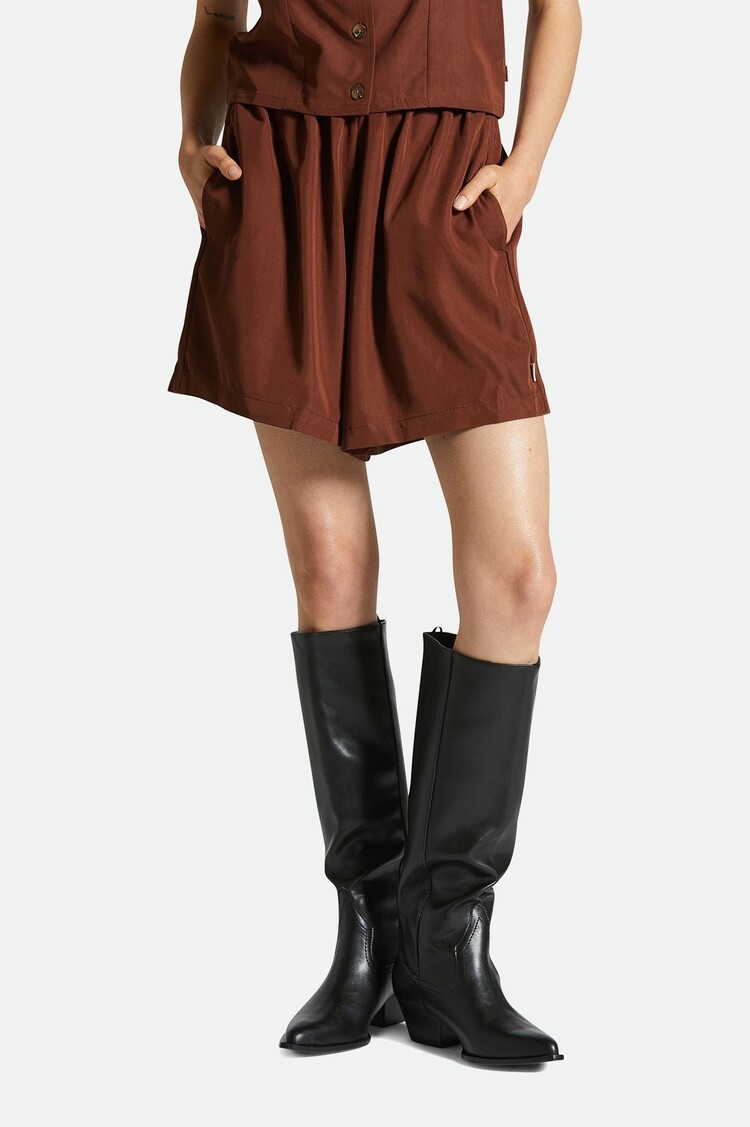 Brixton Polanco Short | Sepia