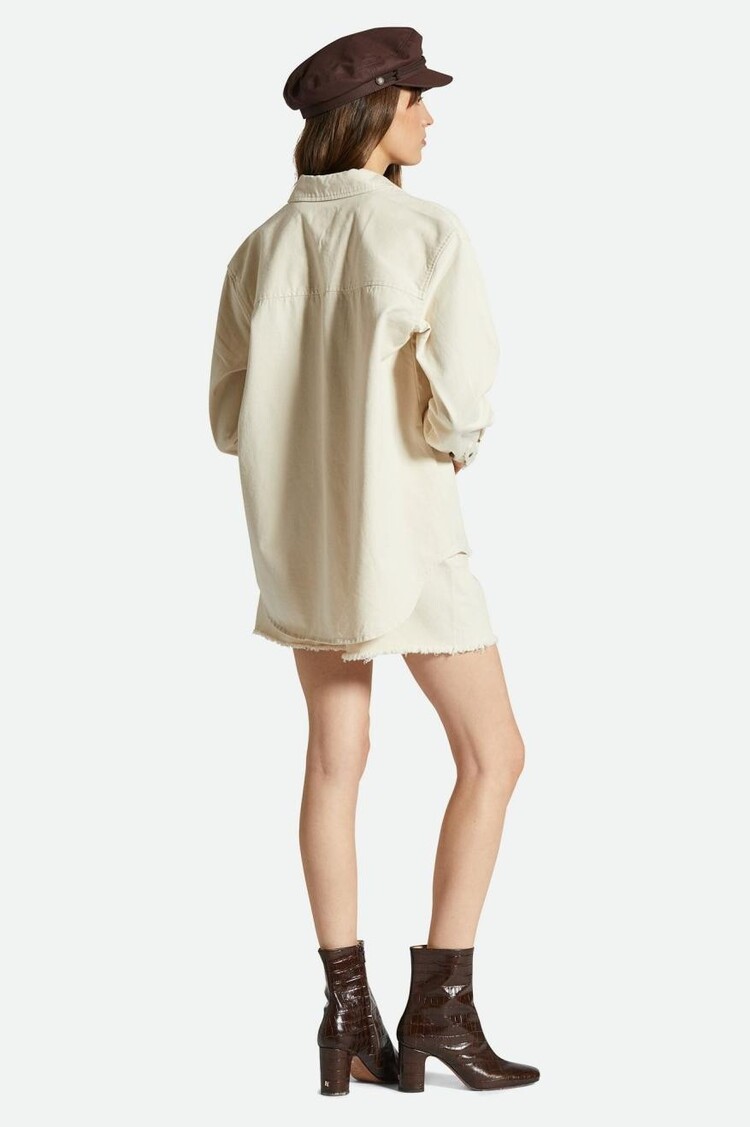 Brixton Brixton Bowery Boyfriend Overshirt | Natural