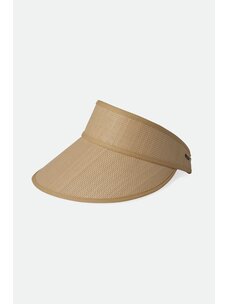 Brixton Brixton Newport Straw Visor | Natural/Natural