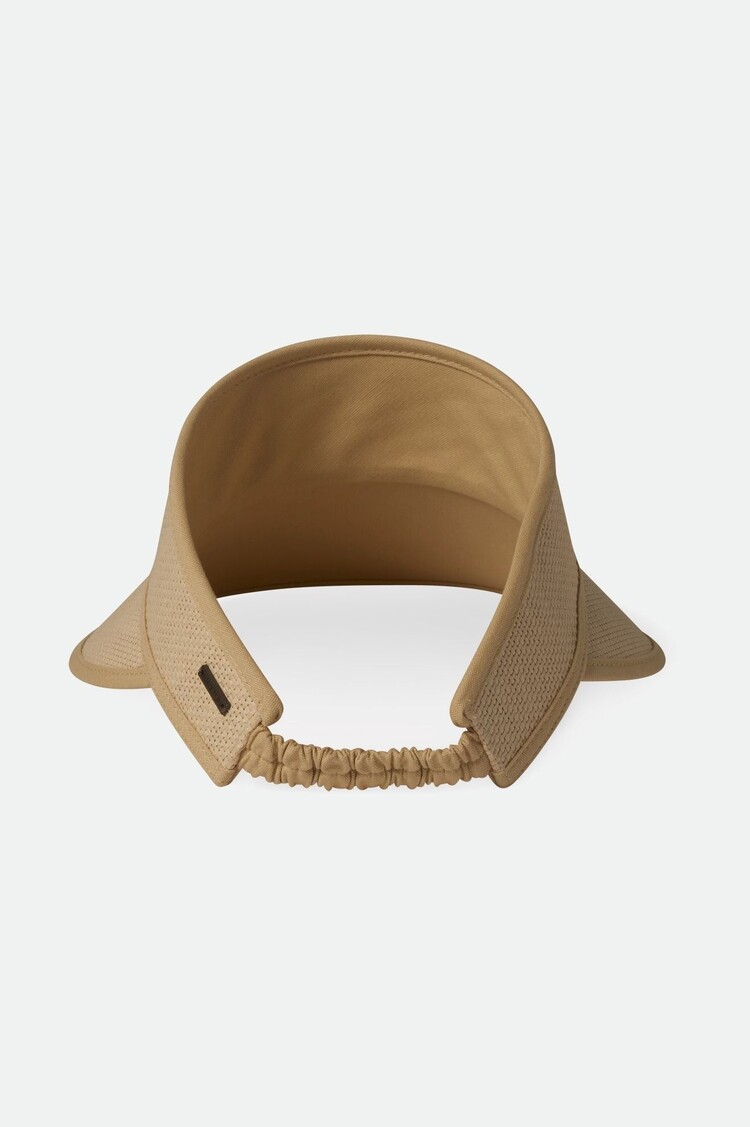 Brixton Brixton Newport Straw Visor | Natural/Natural