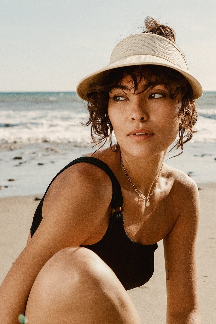 Brixton Brixton Newport Straw Visor