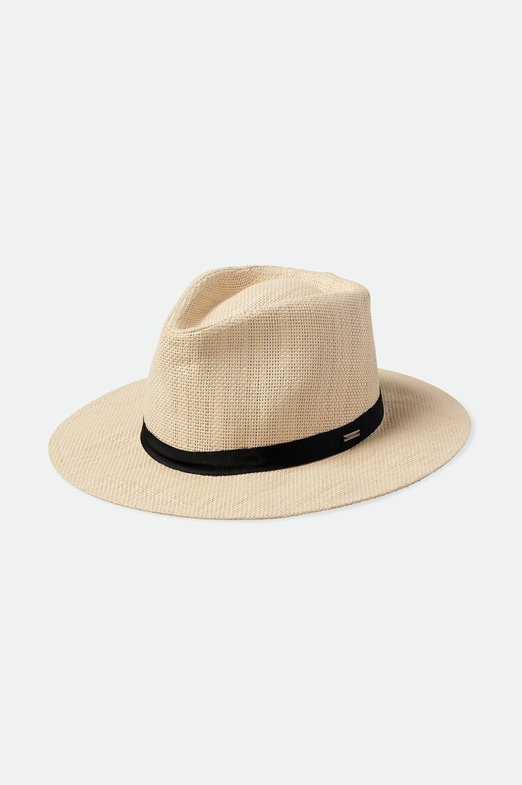 Brixton Brixton Carolina Straw Packable Hat | Natural