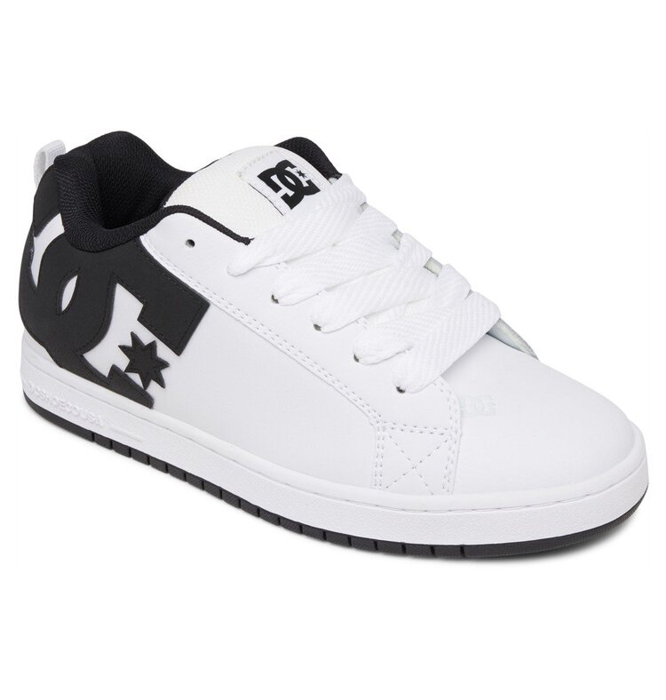 DC DC Court Graffik | White/Black/Black