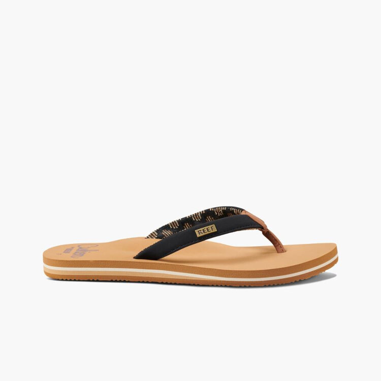 Reef Cushion Sands | Black/Tan