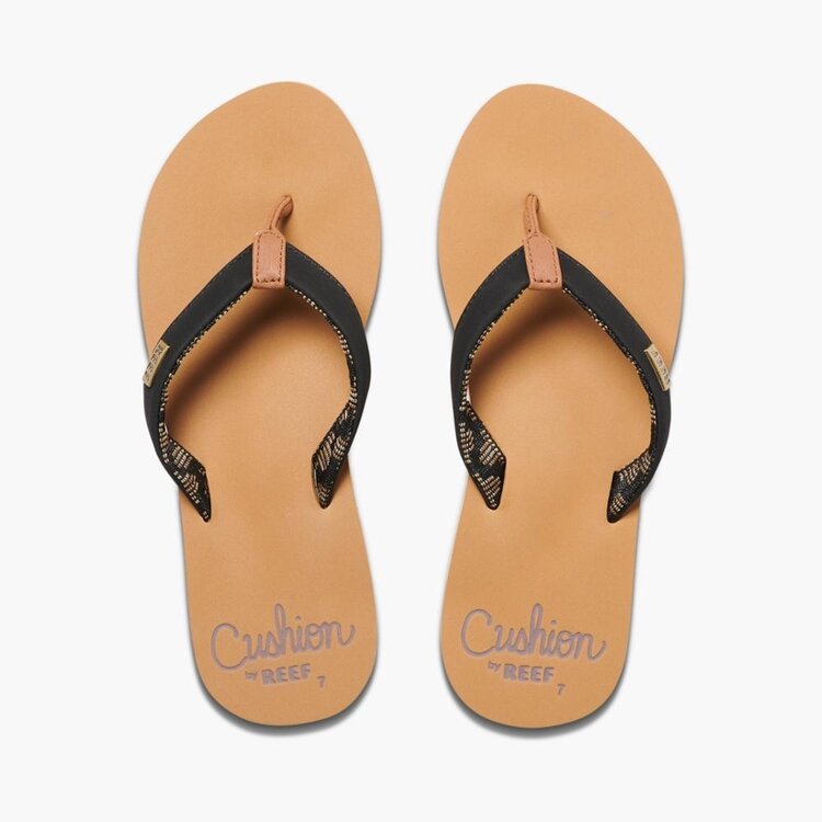 Reef Cushion Sands | Black/Tan
