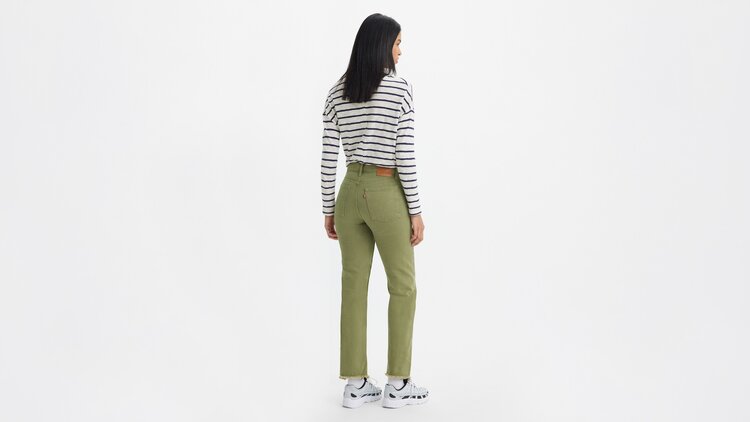 Levi's Wedgie Straight Jeans | Steeped Lichen Green