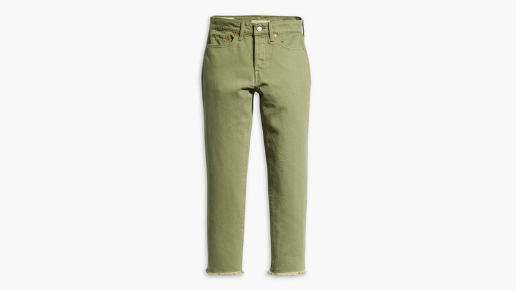 Levi's Wedgie Straight Jeans | Steeped Lichen Green
