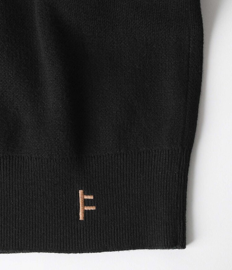 Former Former Expansion Knit Polo | Black Bronze