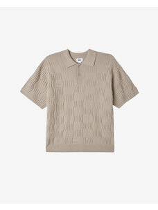 Obey Alfred Polo Sweater | Silver Grey