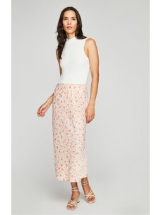 Gentle Fawn Florentine Skirt | White Ditsy