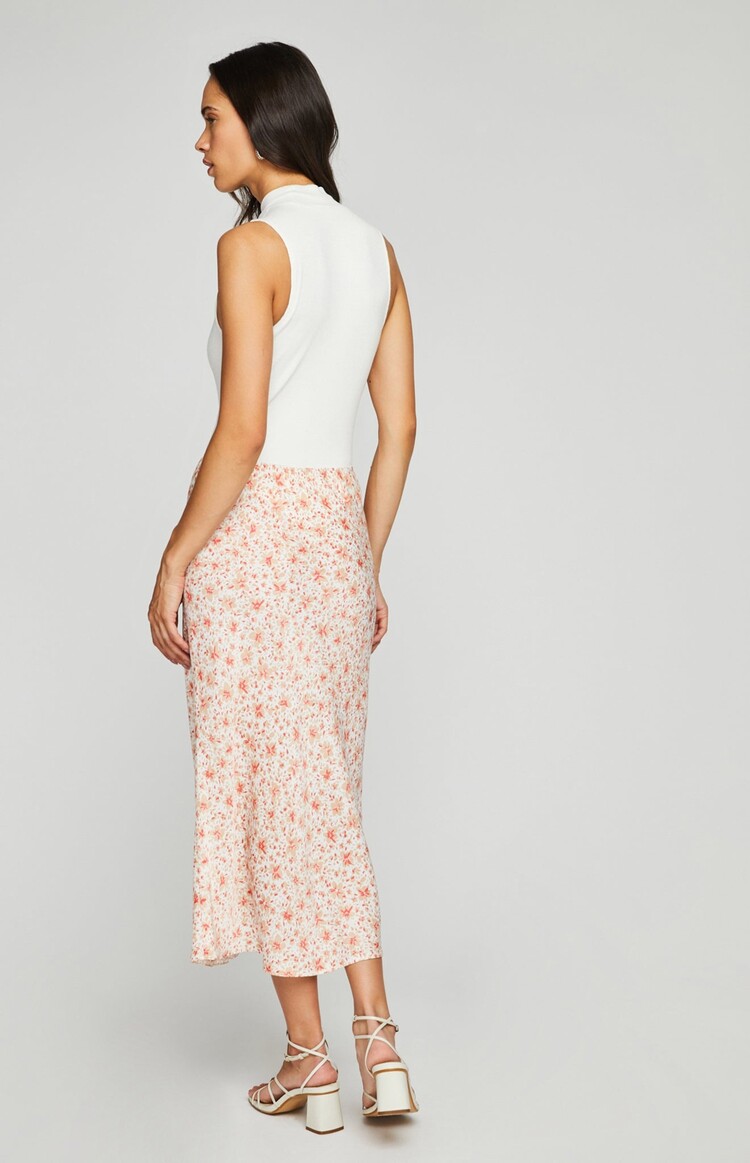 Gentle Fawn Florentine Skirt | White Ditsy