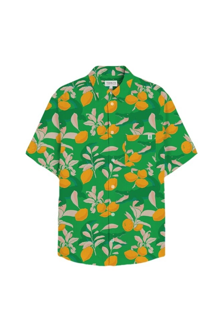 TEAMLTD TEAMLTD Classic Button Up | Florida Green