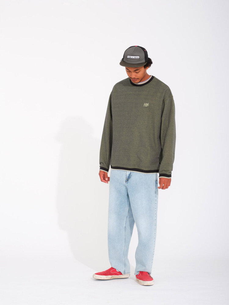 Volcom V Ent Hockey Dad Sweatshirt | Lemon Heather